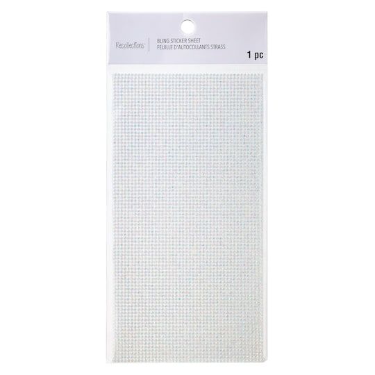 Clear Micro Iridescent Bling Sticker Sheet By Recollections&#x2122;